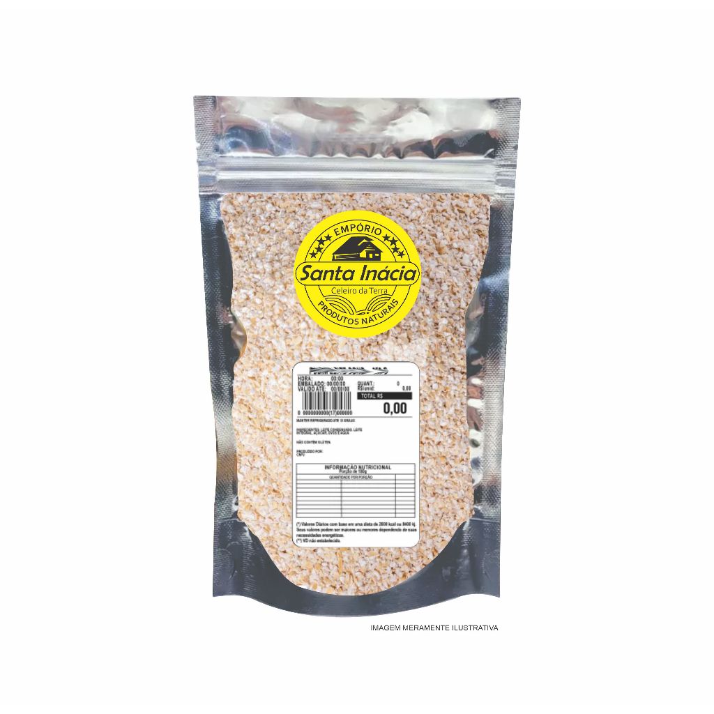 Farelo de Aveia NÃO CONTÉM GLÚTEN 500g 1kg com Laudo de Qualidade em Oferta na Shopee