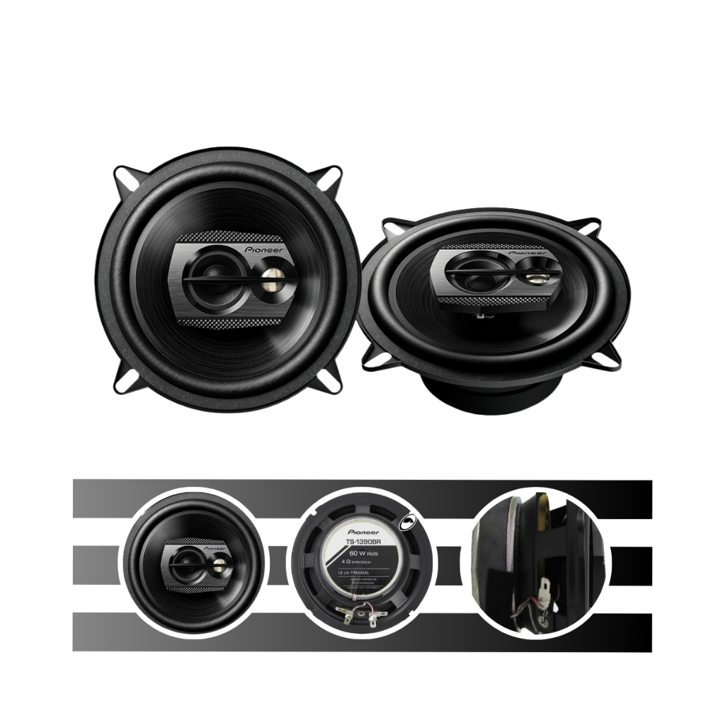 Par Alto Falante 5 Polegadas TS 1390Br Af 5 Triaxial 60w Pioneer em Oferta na Shopee