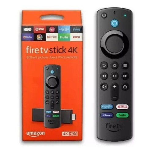 Amazon Fire TV Stick 4K 8GB Preto Com 1.5GB De Memoria RAM