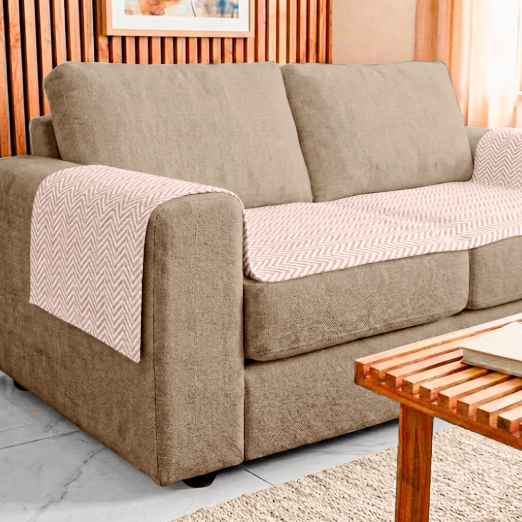 Protetor de Poltrona Sofá Pets Antiderrapante Impermeável 100% Algodão Lavável em Máquina em Oferta na Shopee