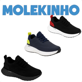 Tênis Infantil Molekinho Juvenil Casual Slip On Calce Fácil Sola Light Form ORIGINAL em Oferta na Shopee