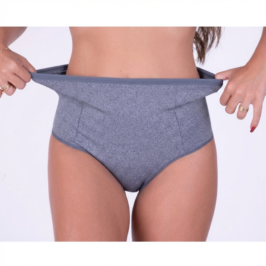 Kit 3 Calcinha Cinta Pala Dupla Segura Barriga Conforto Premium em Oferta na Shopee