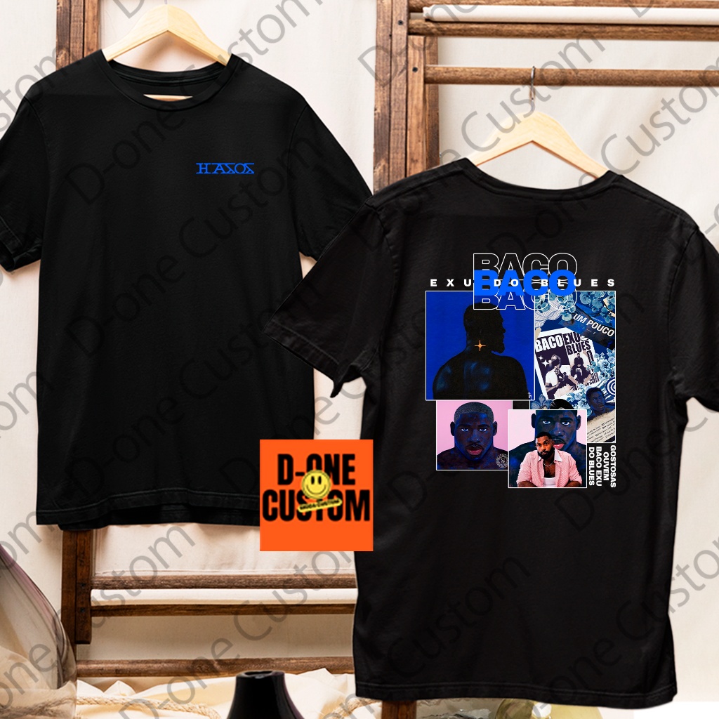 Camisa Camiseta Baco Exu Estilo Urbano Streetwear Hasos Álbum Gostosas Ouvem Baco Exu Do Blues