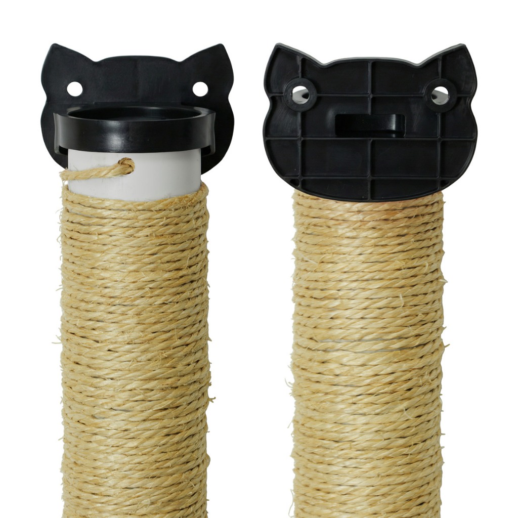Arranhador Poste Sisal com Suporte de Parede para Gatos