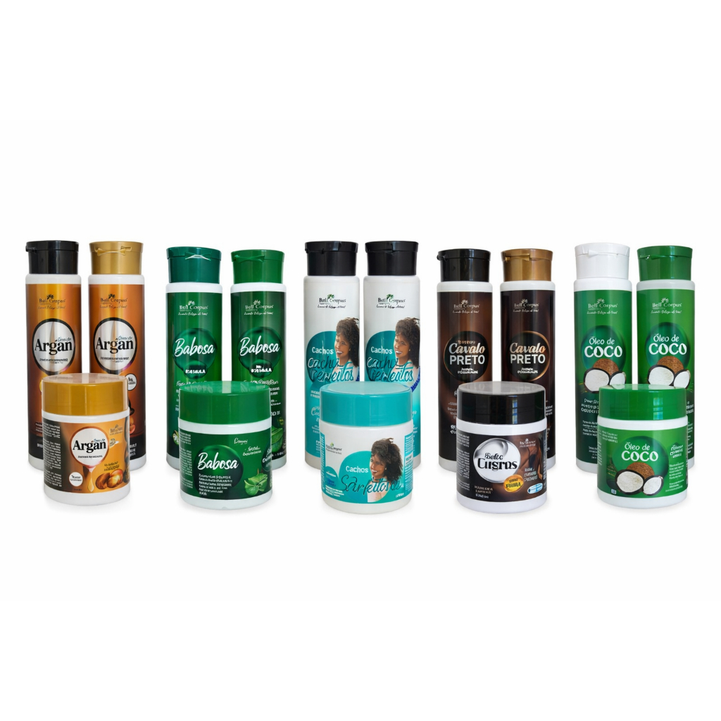 Kit Tratamento Capilar Bellcorpus - 3 Produtos