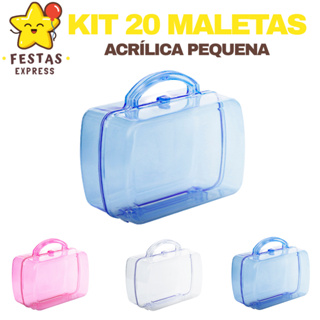 Kit 20 Maletas Pequenas Acrílico - Lembrancinhas de Festas. em Oferta na Shopee