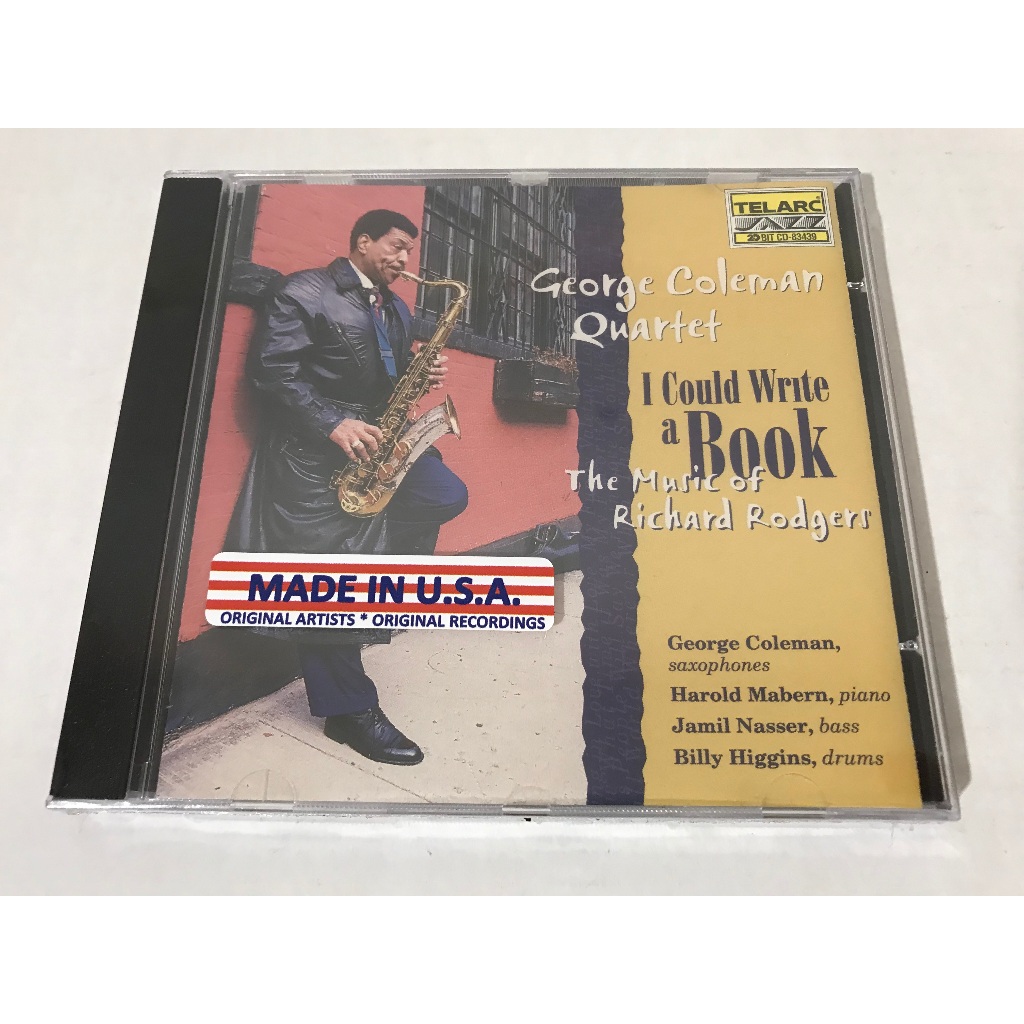 George Coleman Quartet - I Could Write A Book CD IMPORTADO U.S.A. Lacrado de Fabrica RARO
