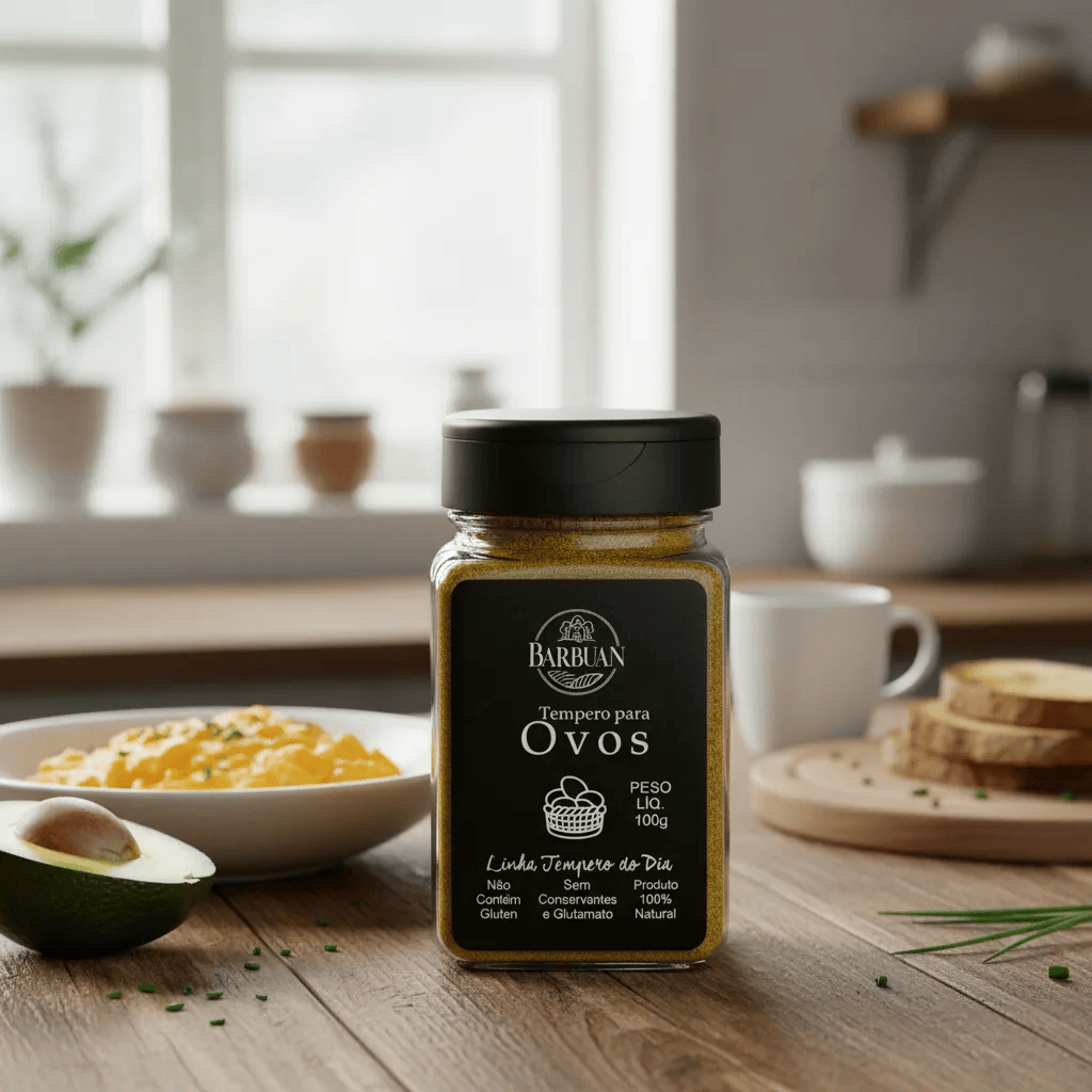 Tempero Natural para Ovos – Barbuan Casa de Sabores