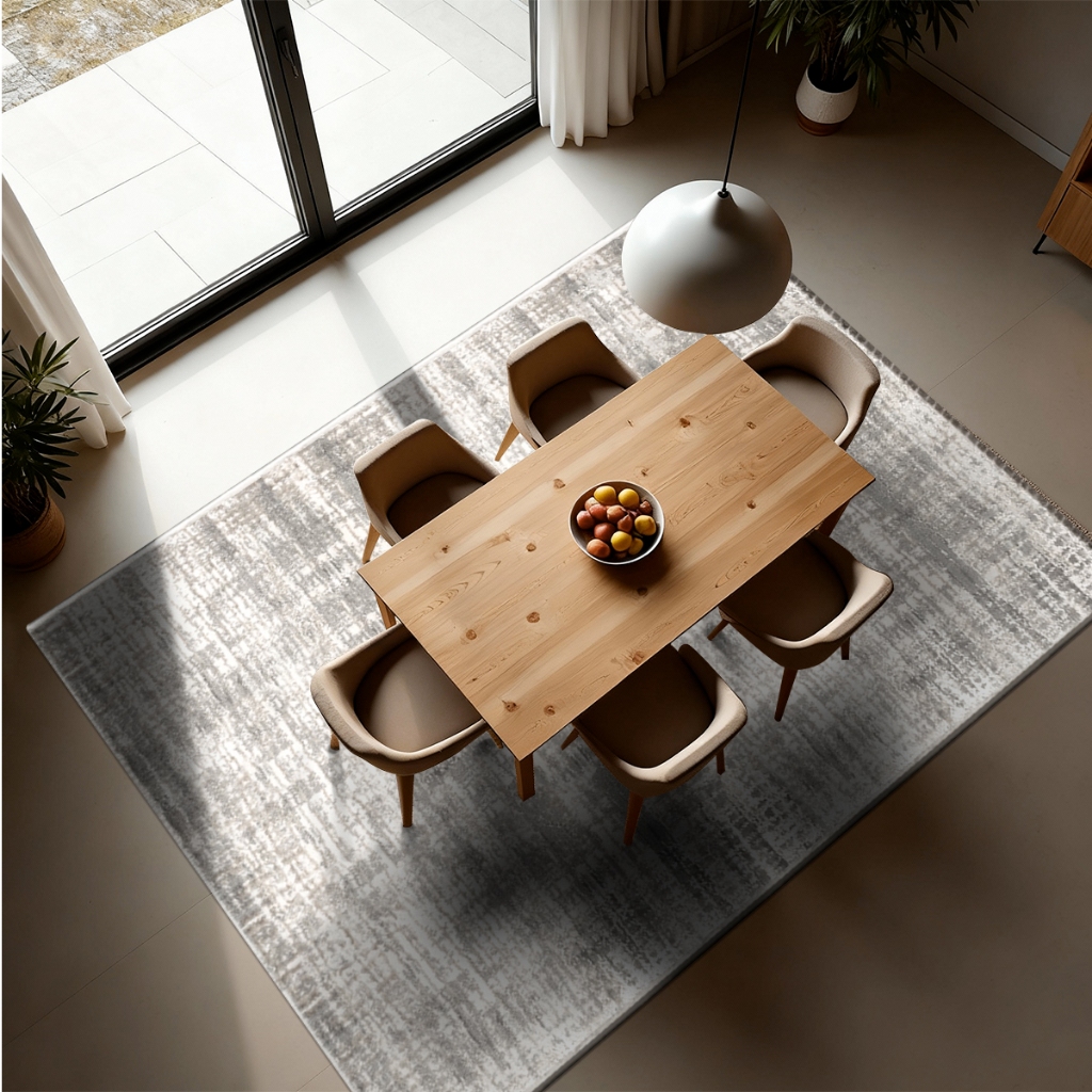1 Tapete Sala de Jantar Mesa Alto Padrão 250x300 Nz Lua Vr