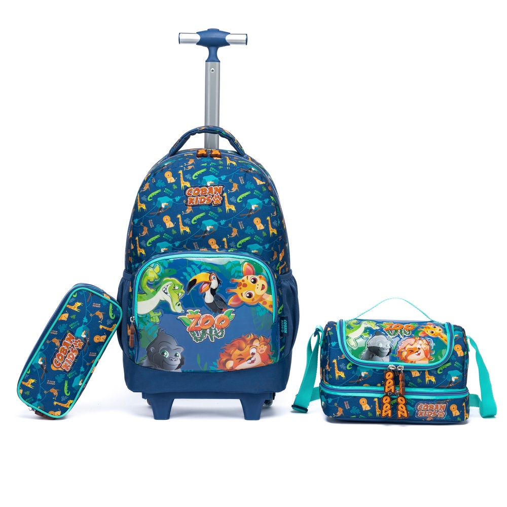 Kit Mochila Coban Carrinho Infantil Menino Escolar + Lancheira + Estojo - 20 Litros em Oferta na Shopee