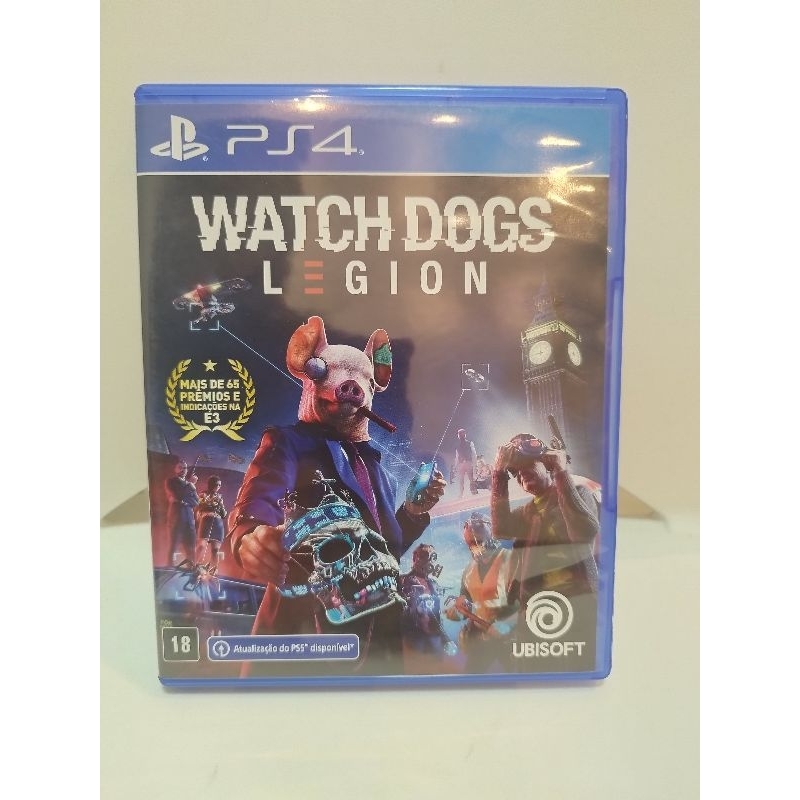Jogo Watch Dogs Legion - PS4 Atualização disponível para PS5