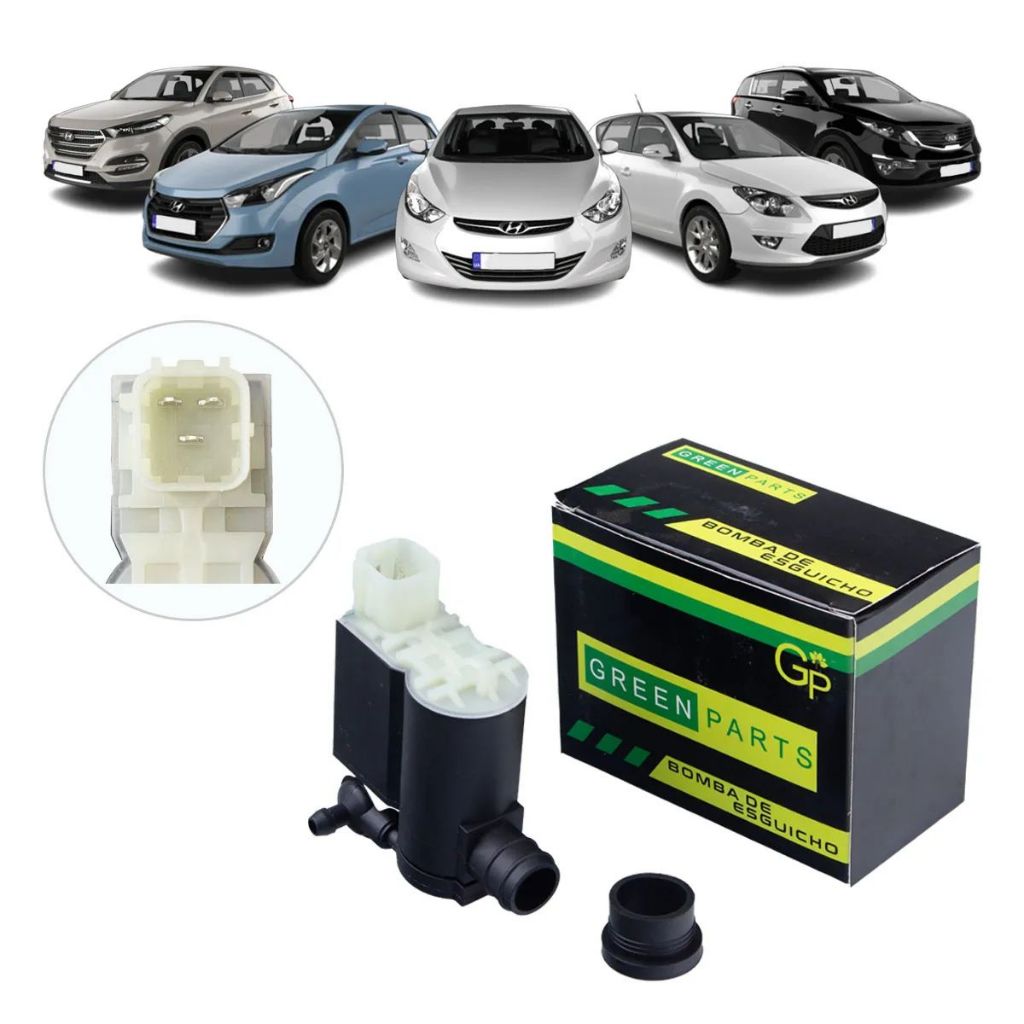 Bomba Água Reservatório Parabrisa Esguicho Tucson 2.0 2006 a 2015 em Oferta na Shopee