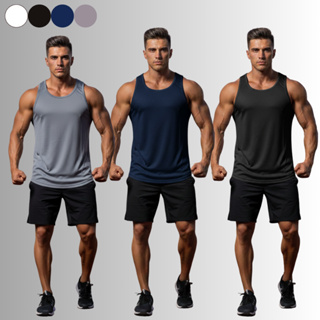 Kit 3 Regatas Masculinas Dry Fit Esportivas – Academia e Corrida em Oferta na Shopee