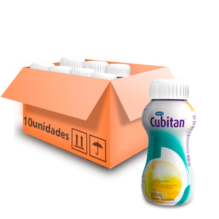 Kit com 10 Cubitan Sabor Baunilha - Danone em Oferta na Shopee