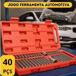 Kit Com 40 Peças De Ferramentas 40 Peças Bit Torx Allen Multidentado Crv De Alta Qualidade