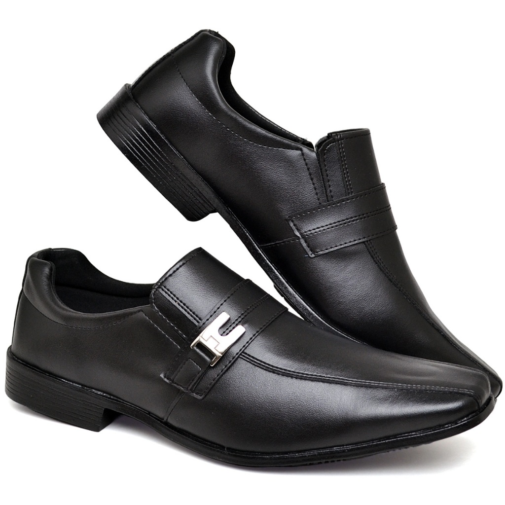 Sapato Social Masculino Preto Marrom Confortável Couro Sapatenis Mocassim Casual Oxford Loafer Festa