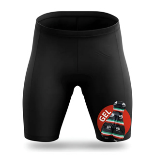 Bermuda Ciclismo Masculina Forro em Gel Alta Densidade com Bolso Preta Pedal Bike Promoção em Oferta na Shopee