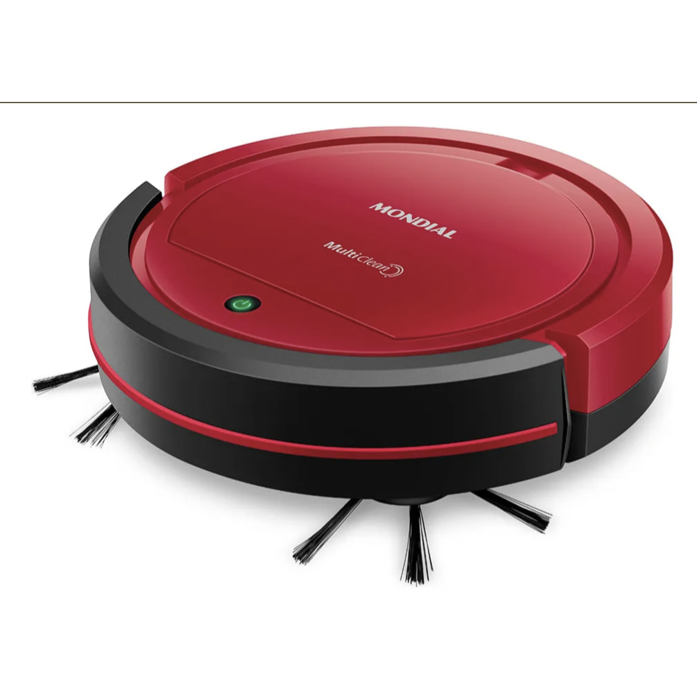 Robô aspirador de pó Mondial RB-09 de 30W 140ml cor vermelho - Bivolt
