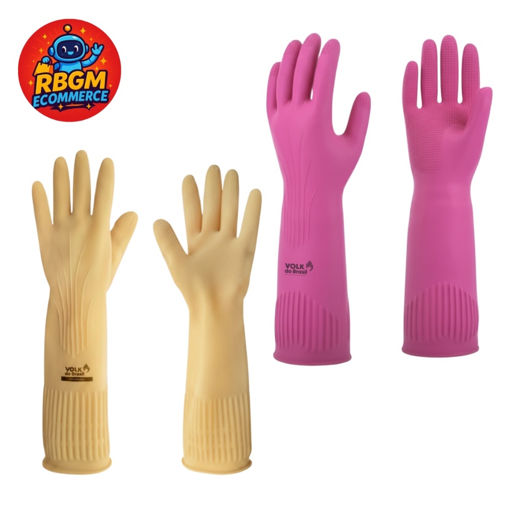 Luva Volk Ranhurada Original Com CA Protecao Trabalho EPI Segurança