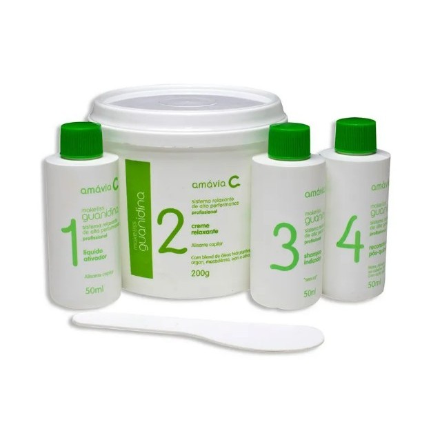 Amávia Guandina Sistema Relaxante de Alta Performance Profissional Guanidina 300g Amávia em Oferta na Shopee