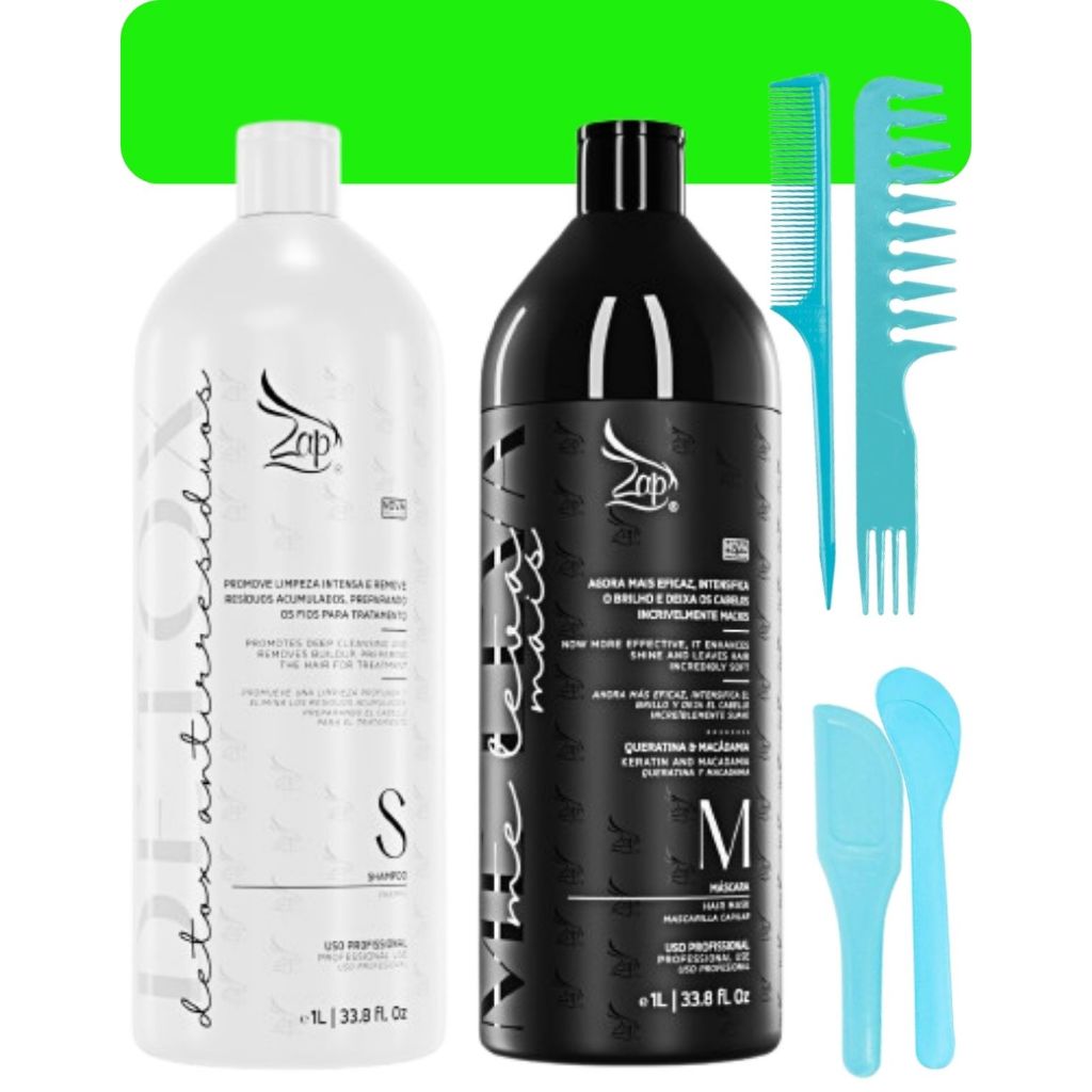 Kit Ecova Progressiva Zap Me Leva+ Profissional 2x1L  A mais vendida Original