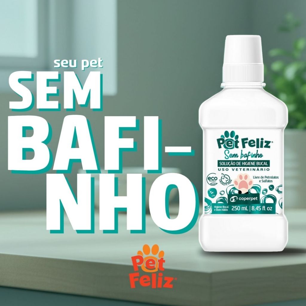 Acabe Com o Mal Hálito Do Seu Pet | Solução Bucal  Sem Bafinho Pet Feliz |