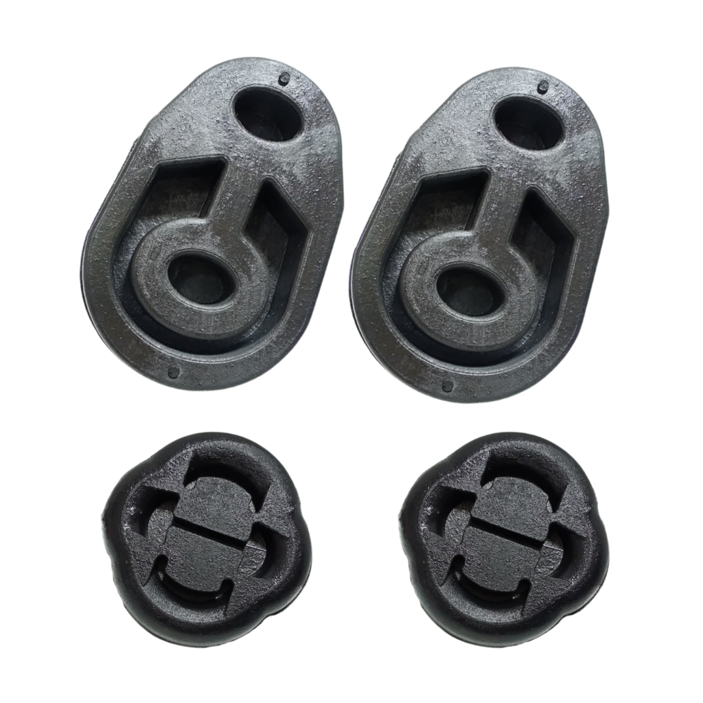 Borracha/ Coxim Escapamento Kombi 1.4 Flex Kit C/ 4 Peças