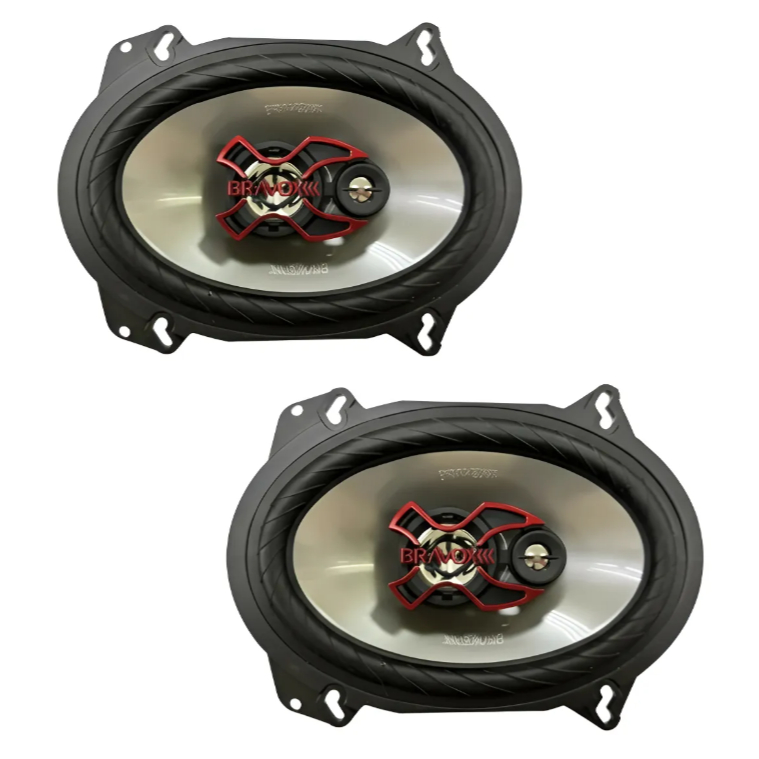 Auto Falante 5x7 57 Bravox 100w Rms Par Triaxial B3x57x Cinza em Oferta na Shopee
