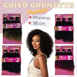 CABELO ORGÂNICO BRUNETTE GOIVO 3PÇS 300G em Oferta na Shopee