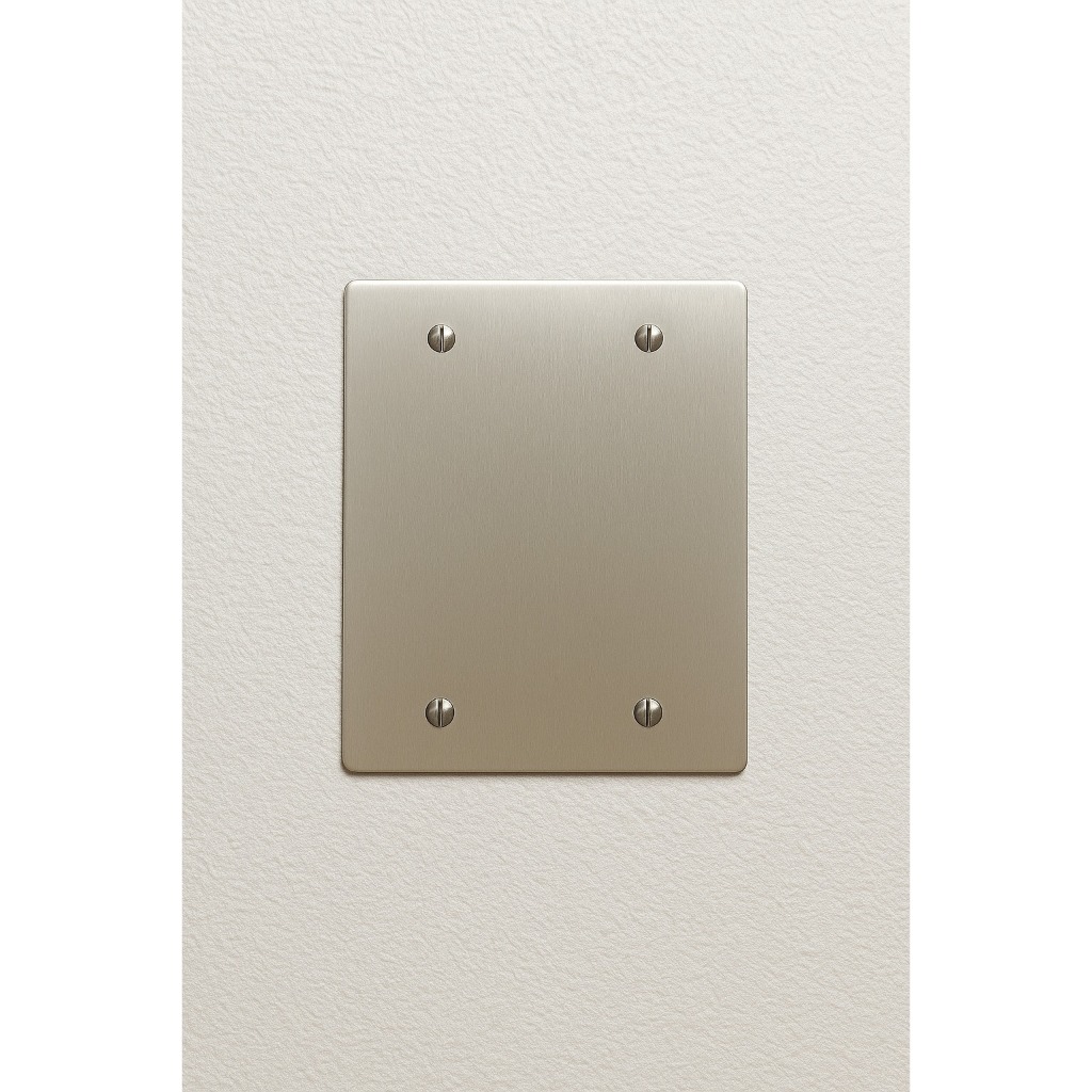 Espelho Tomada 4x4 Aço Inox Placa Cega Piso Suporte em Oferta na Shopee