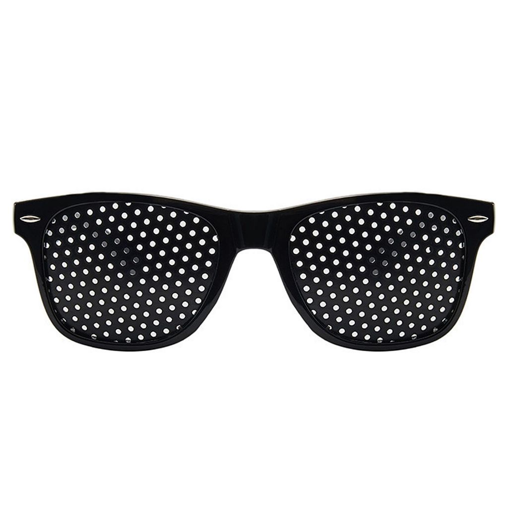 Óculos Com Furos Reticulado Furadinho Pinhole Miopia Olhos