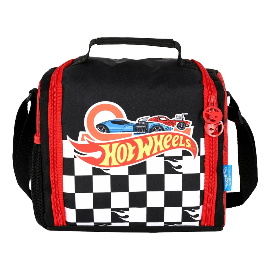 Lancheira Térmica Hot Wheels Vermelho Original LA49983HW0400UN Luxcel em Oferta na Shopee