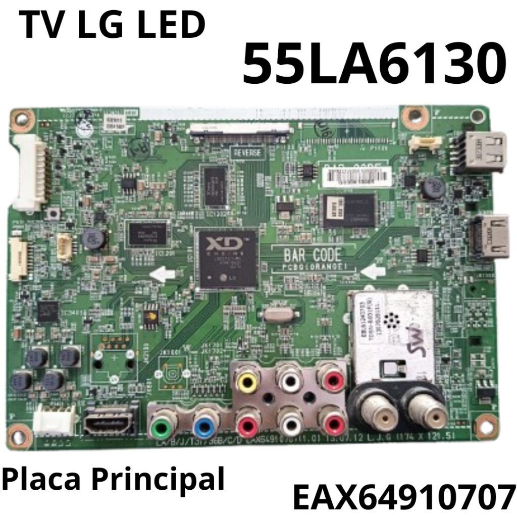 2930 Placa Principal para tv LED LEG Modelo: 55LA6130