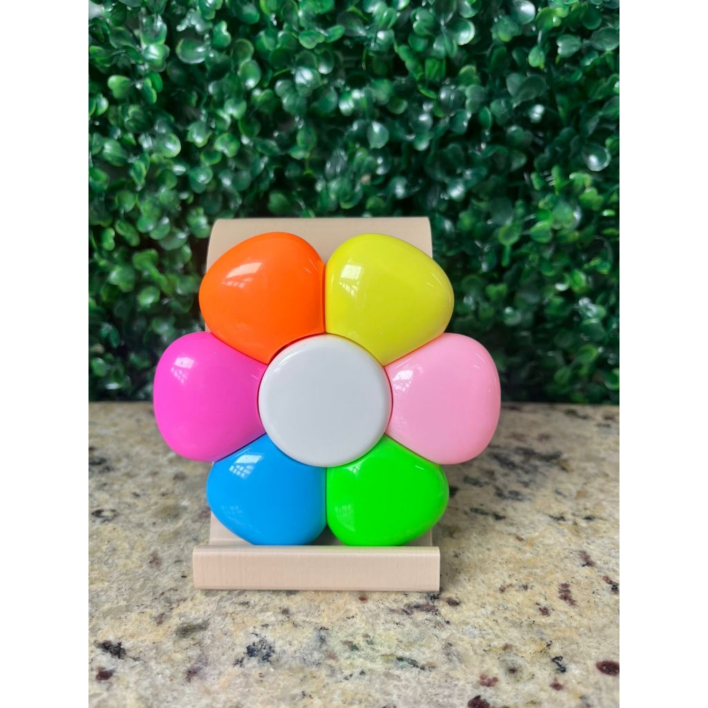 Marca-texto flor em Oferta na Shopee