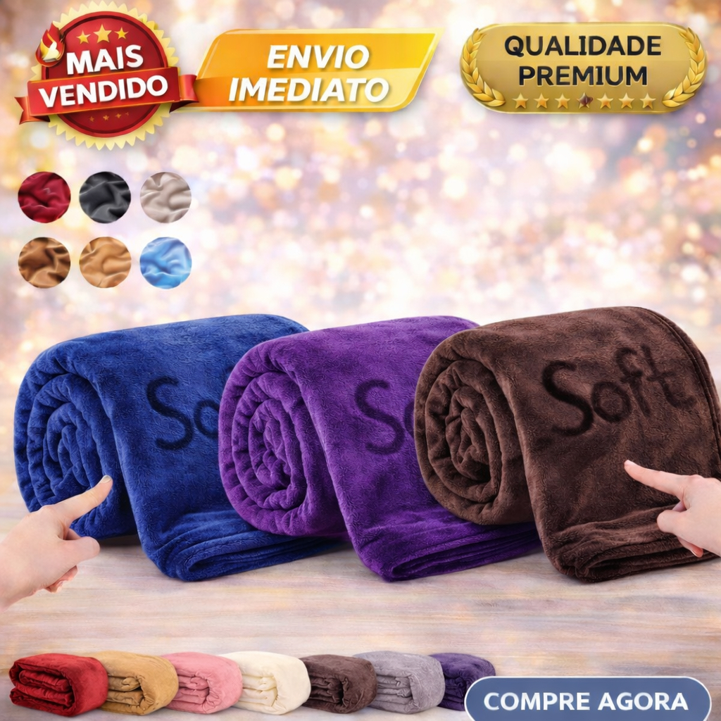 Manta Casal Soft Antialérgica 2,00x1,80 Mt