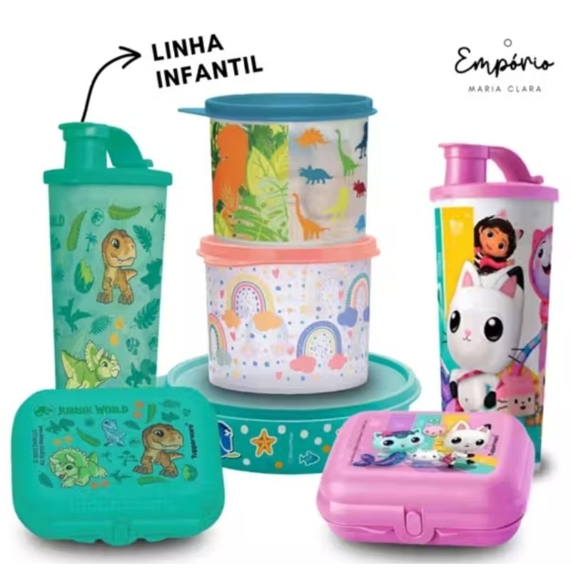 kit Infantil Tupperware.