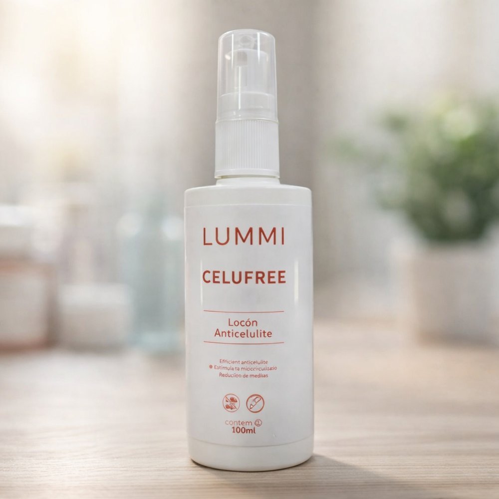 Loção Anticelulite Celufree 100ml Creme Corporal Firmador Massagem Redução Celulite Flacidez Hidratante