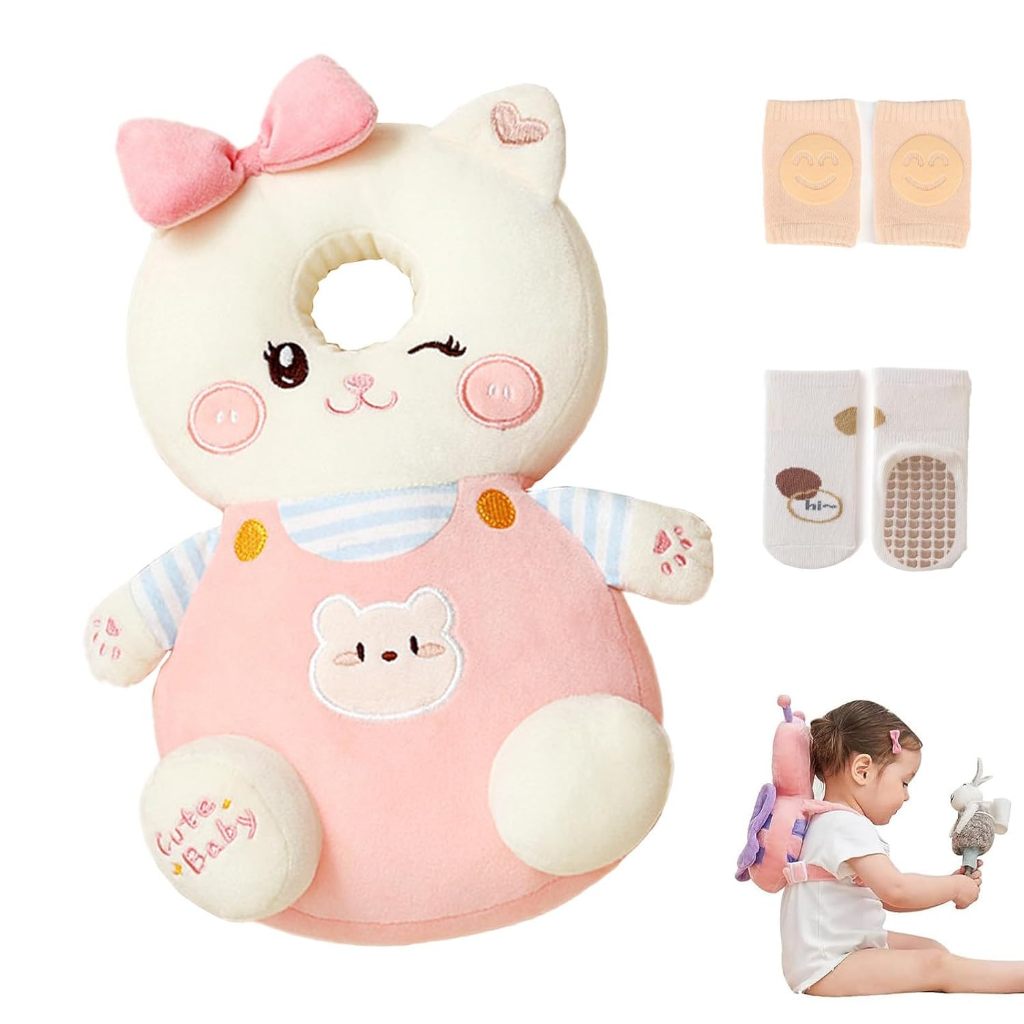 Baby Walker Head Protector Backpack Aukoupcil Cats