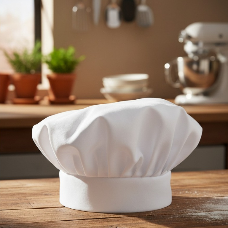 Chapéu De Cozinheiro Chef Fantasia Cosplay