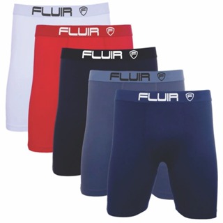 Kit Cuecas Boxer Ciclista Long Leg Masculino Microfibra Adulto em Oferta na Shopee