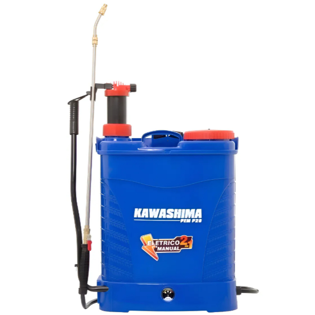 Pulverizador 2 em 1 Elétrico e Manual Kawashima PEM-P20 20L Recarregável Azul — imagem 2 de 2
