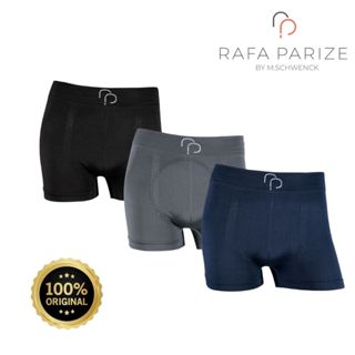 Kit 3 Cueca Masculina Boxer Sem Costura Microfibra Rafa Parize em Oferta na Shopee