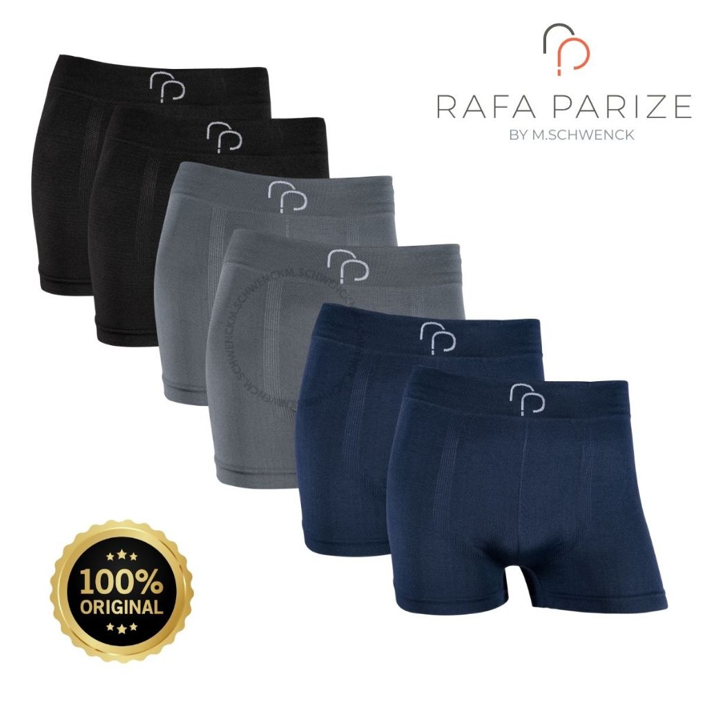 Kit 6 Cueca Masculina Boxer Sem Costura Microfibra Rafa Parize