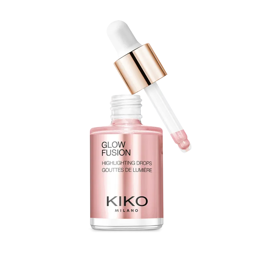 Kiko Milano Glow Fusion Highlighting Drops 01 Platinum Rose