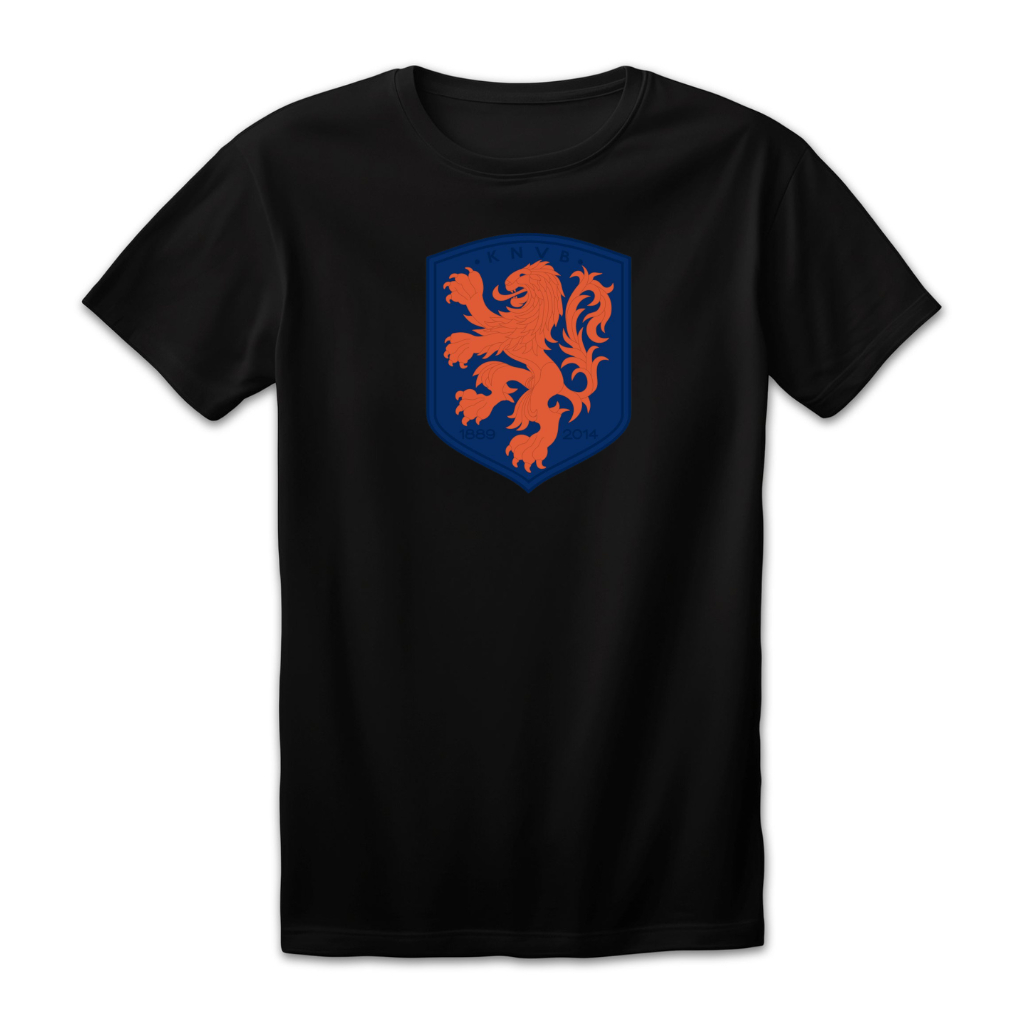 Camiseta Unissex Estampa HOLANDA Futebol Algodão Conforto Edição Limitada Verão Dia a Dia Promoção