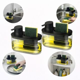 Kit 2 Porta Detergente e Bucha para Organizar Cozinha em Oferta na Shopee