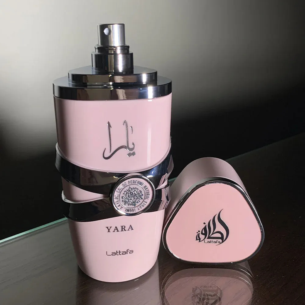 Perfume Árabe Feminino Lattafa Yara Rosa Eau de Parfum 100ml Original Importado