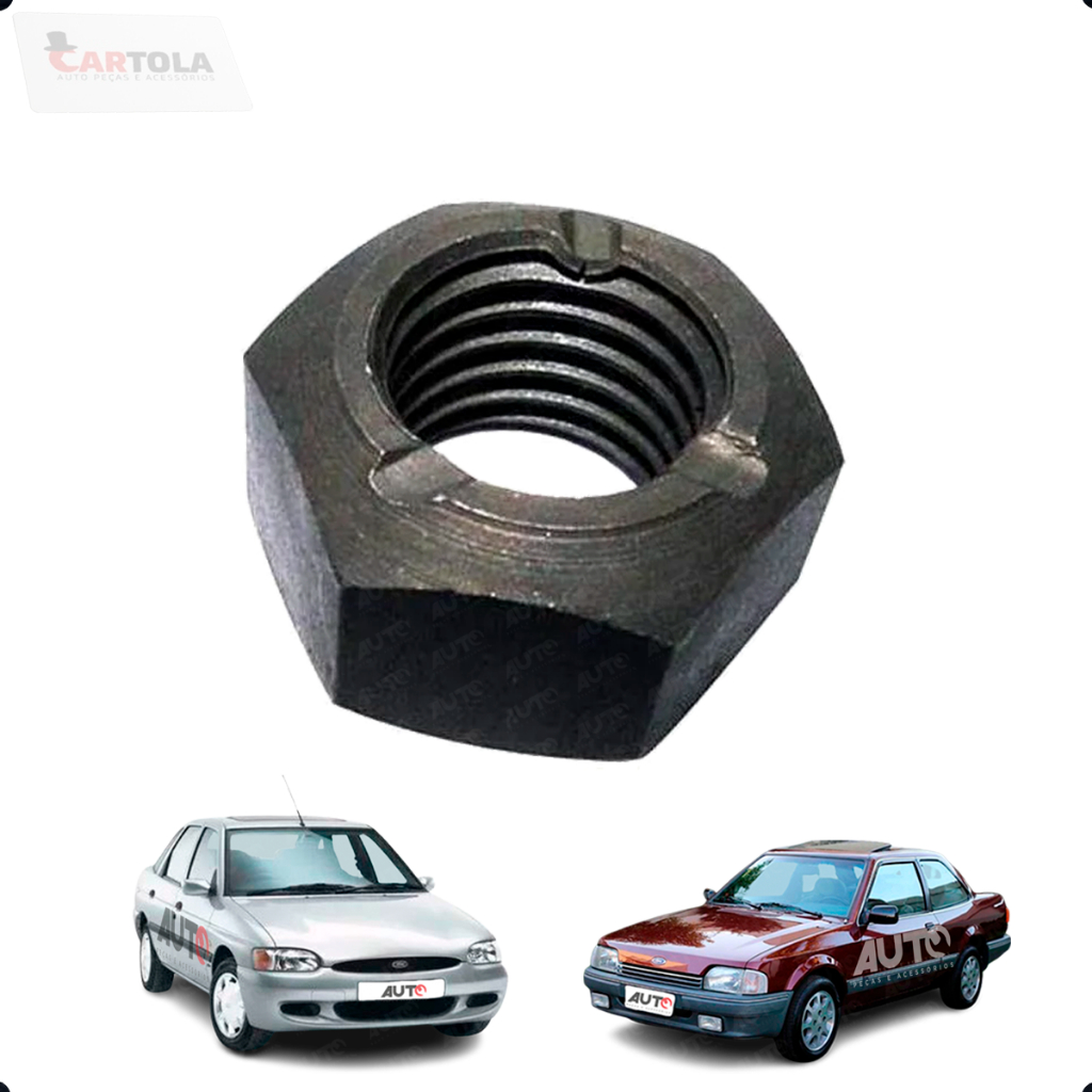 Porca para Barra Estabilizadora Rosca Para Esquerda Escort e Verona de 1983 à 1996 em Oferta na Shopee