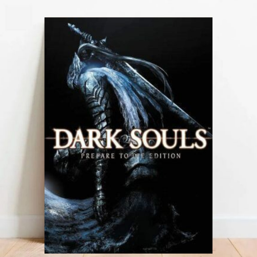 Quadro Placa decorativa geek Dark Souls Demon's Souls RPG aventura Game video game a2 60x40cm 019