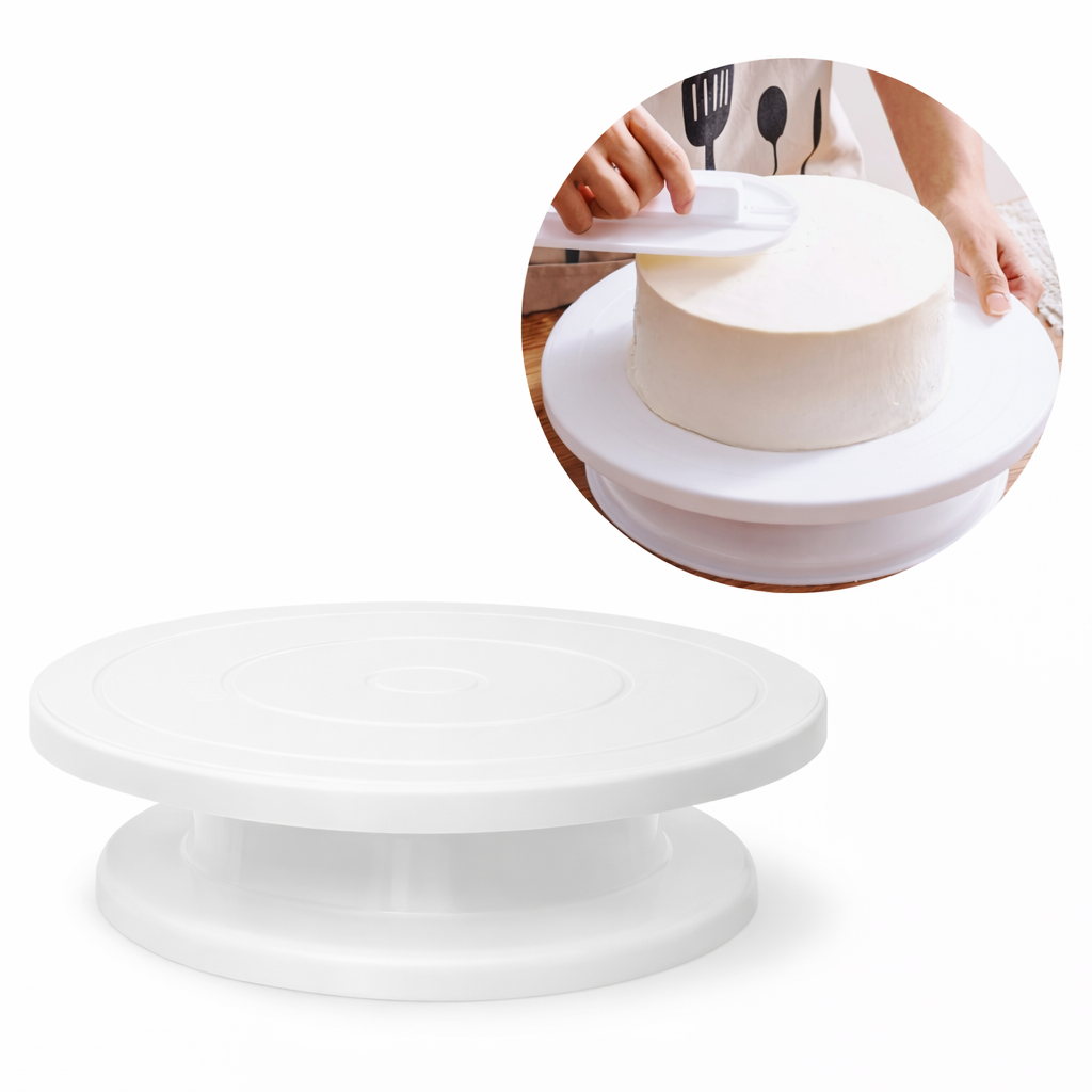 Bailarina Giratória para Bolos 28cm Prato Giratório Boleira para Confeitaria e Decoração em Oferta na Shopee
